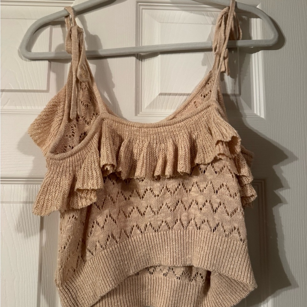 Spell Ruffled Knit Tank Top - Picture 4 of 5